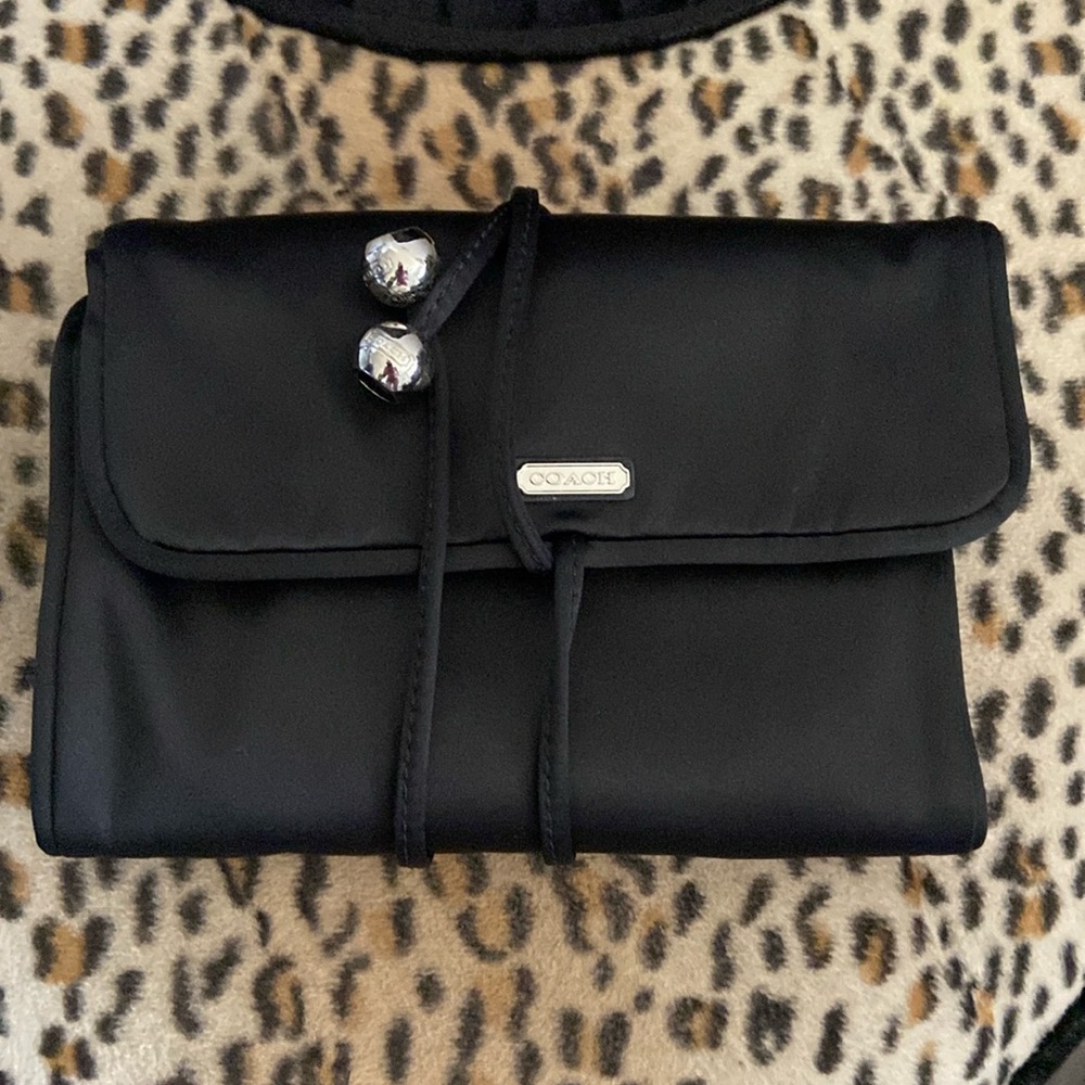 Coach travel jewelry pouch, new